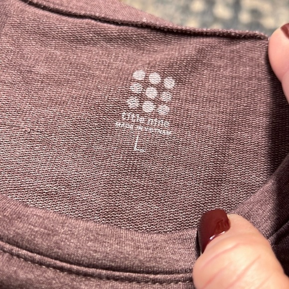 Title Nine Maroon French Terry Athleisure Dress Size Large - Picture 9 of 11